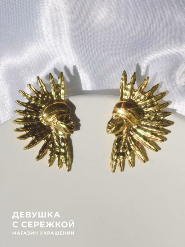Сережки «Индейцы»