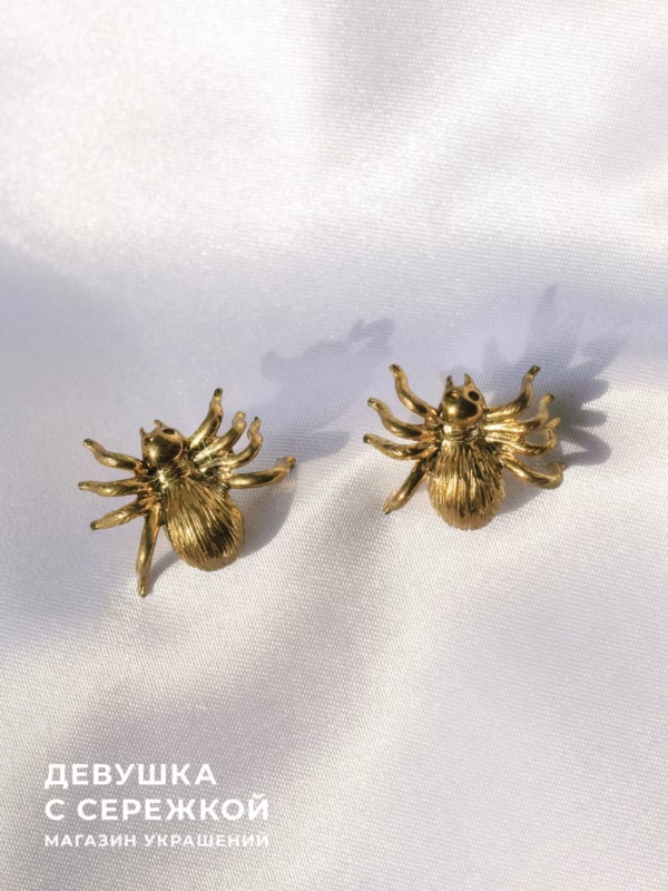 Сережки «Пауки»