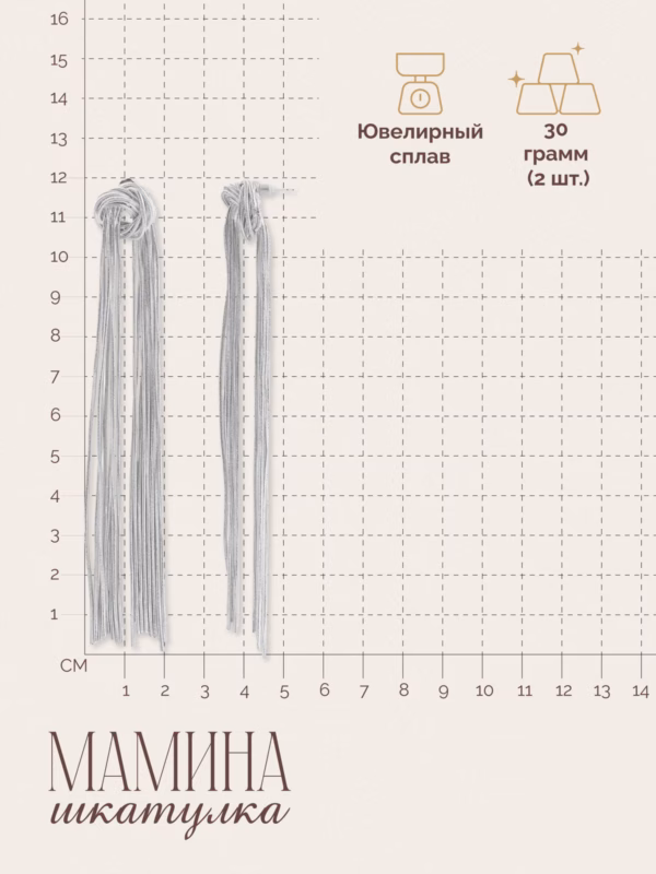 Сережки «Лучиана» — фото 3