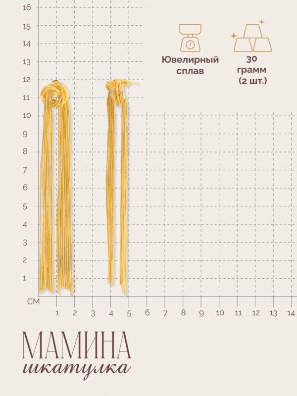 Сережки «Лучиана» — фото 3