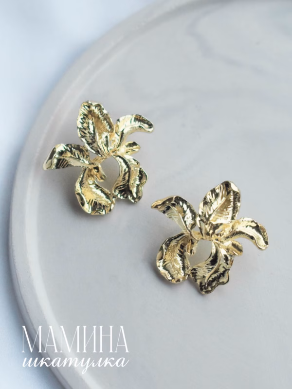 Сережки «Ирисы»