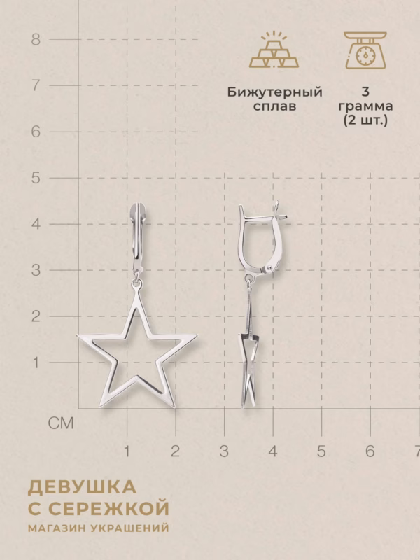 Сережки «Катарина» — фото 3