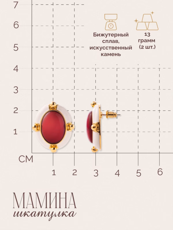 Сережки «Барбара» — фото 3