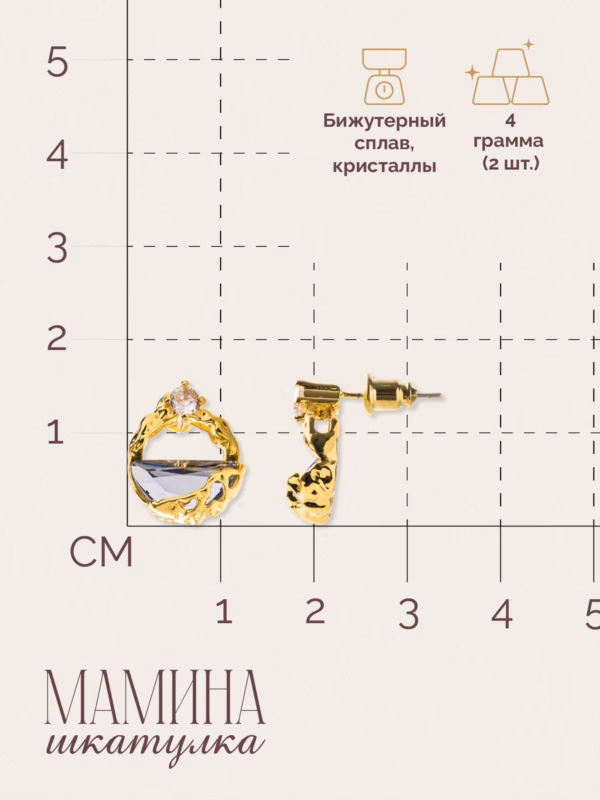 Сережки «Жозетт» — фото 3