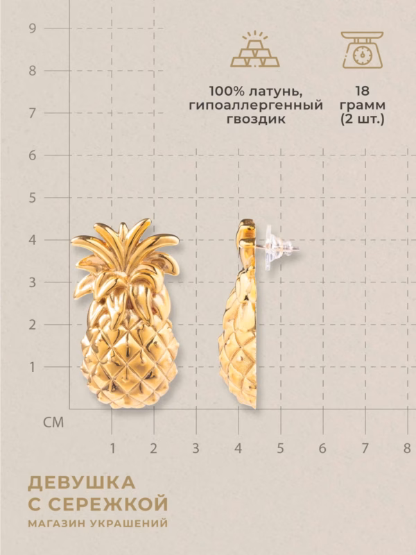 Сережки «Тропики» — фото 3